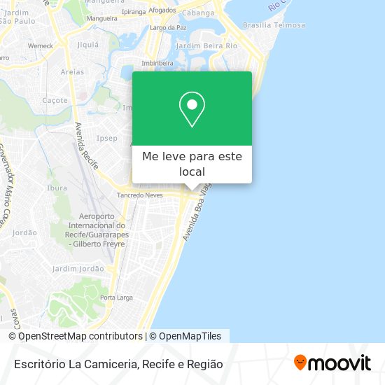 Escritório La Camiceria mapa