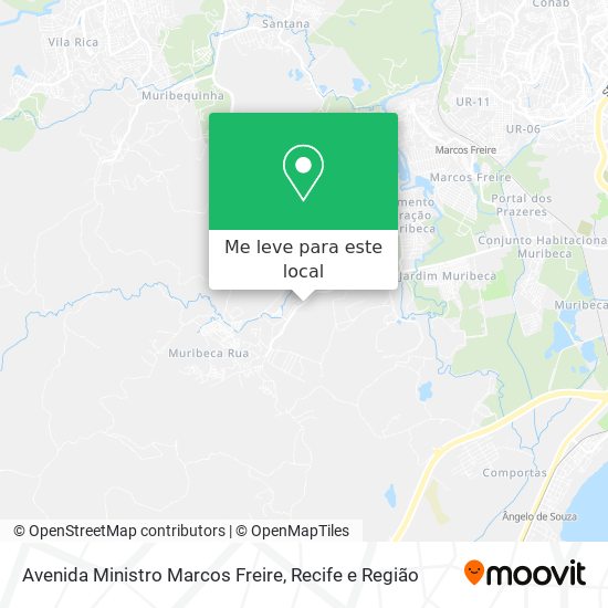 Avenida Ministro Marcos Freire mapa