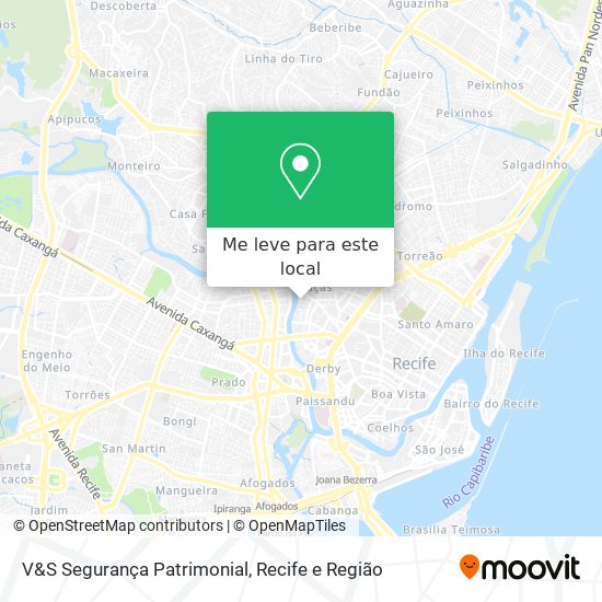 V&S Segurança Patrimonial mapa