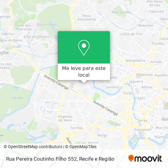 Rua Pereira Coutinho Filho 552 mapa