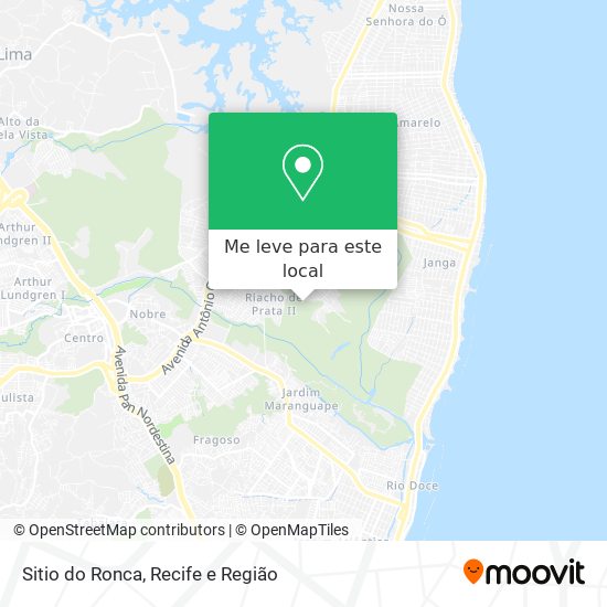 Sitio do Ronca mapa