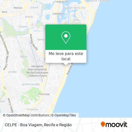 CELPE - Boa Viagem mapa