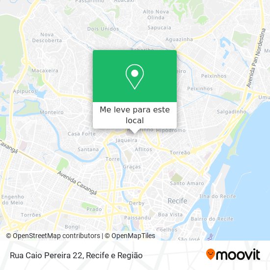 Rua Caio Pereira 22 mapa