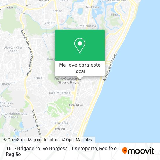 161- Brigadeiro Ivo Borges/ T.I Aeroporto mapa