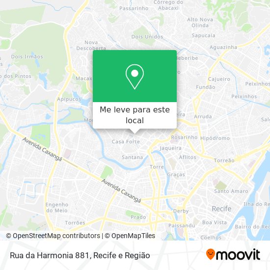Rua da Harmonia 881 mapa