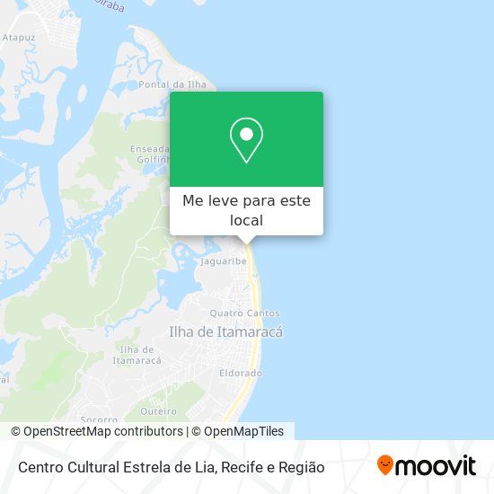 Centro Cultural Estrela de Lia mapa