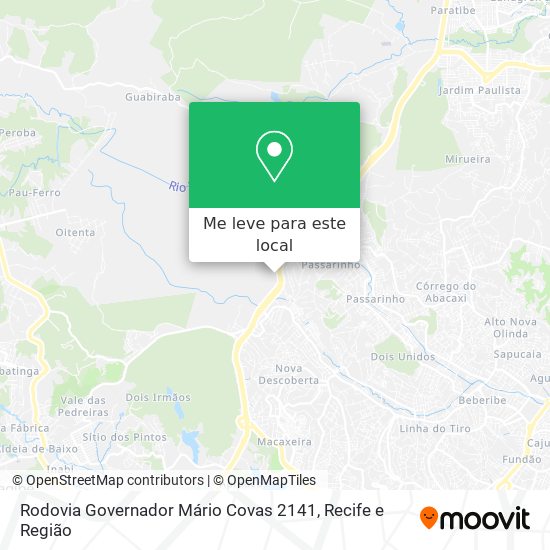 Rodovia Governador Mário Covas 2141 mapa