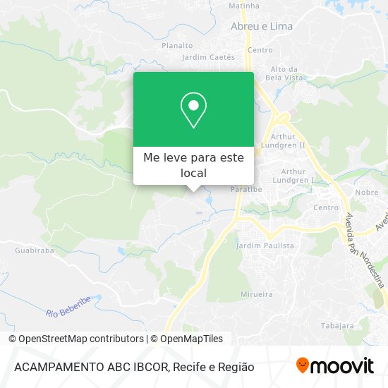 ACAMPAMENTO ABC IBCOR mapa