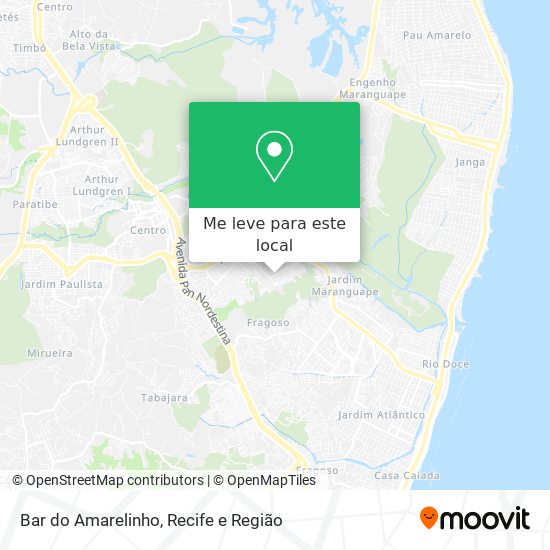 Bar do Amarelinho mapa