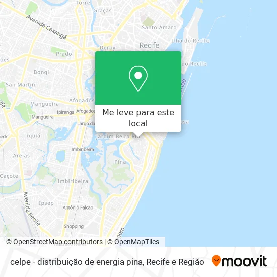 celpe - distribuição de energia pina mapa