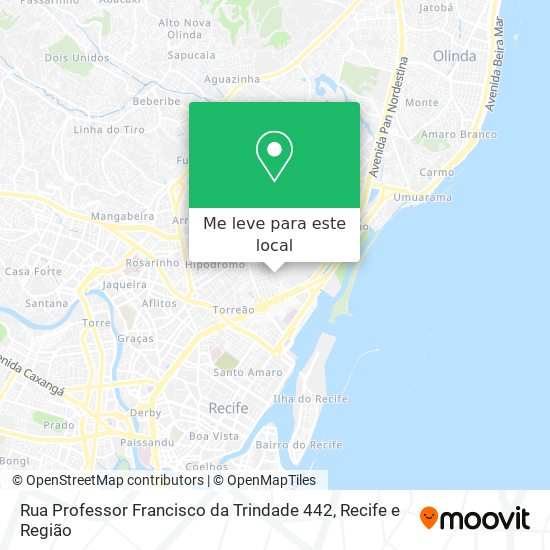 Rua Professor Francisco da Trindade 442 mapa