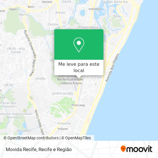 Movida Recife mapa