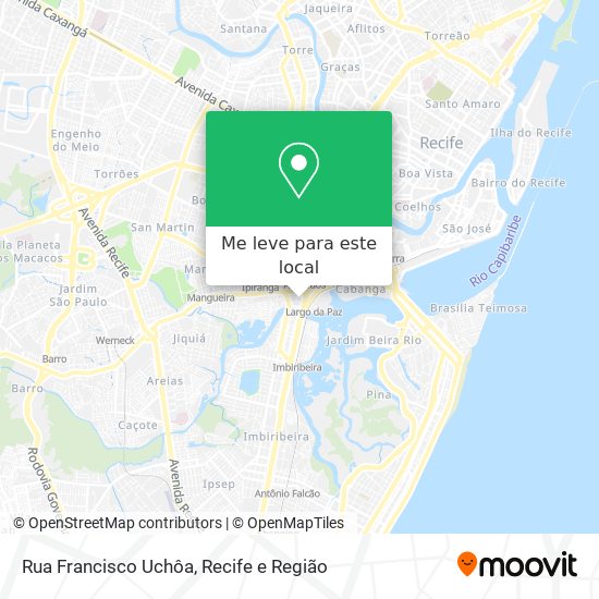 Rua Francisco Uchôa mapa