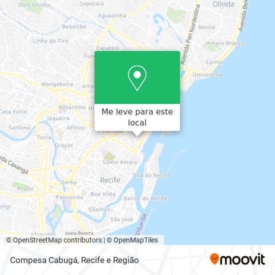 Compesa Cabugá mapa