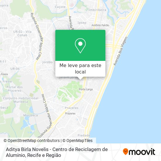 Aditya Birla Novelis - Centro de Reciclagem de Aluminio mapa