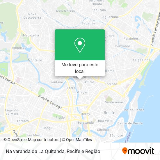 Na varanda da La Quitanda mapa