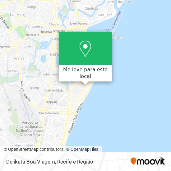 Delikata Boa Viagem mapa