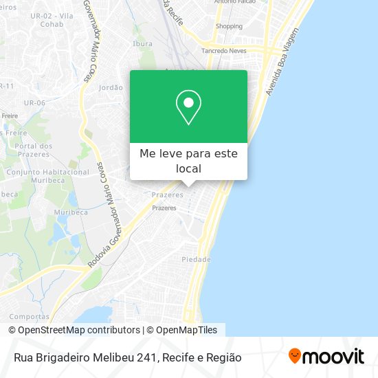 Rua Brigadeiro Melibeu 241 mapa