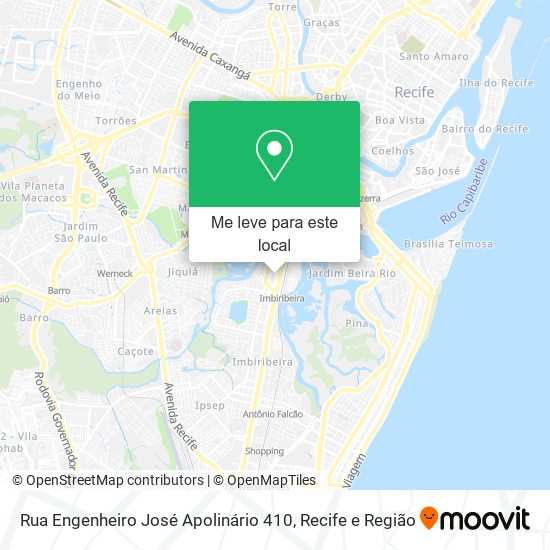 Rua Engenheiro José Apolinário 410 mapa