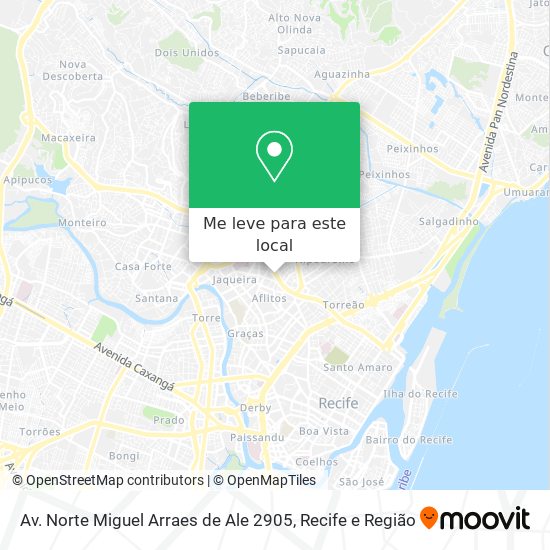 Av. Norte Miguel Arraes de Ale 2905 mapa
