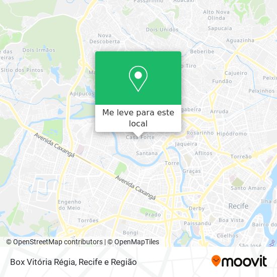 Box Vitória Régia mapa