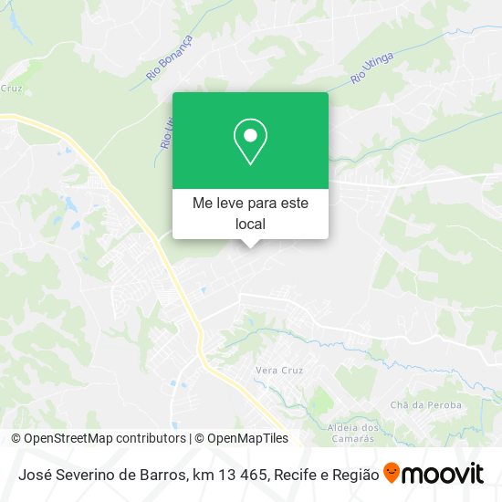 José Severino de Barros, km 13 465 mapa