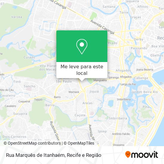 Rua Marquês de Itanhaém mapa