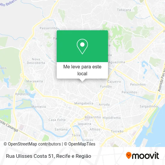 Rua Ulisses Costa 51 mapa
