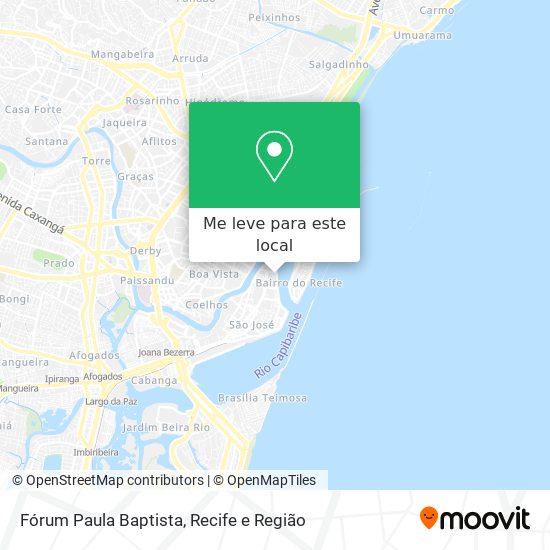 Fórum Paula Baptista mapa