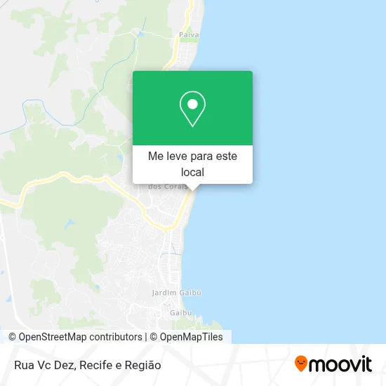 Rua Vc Dez mapa