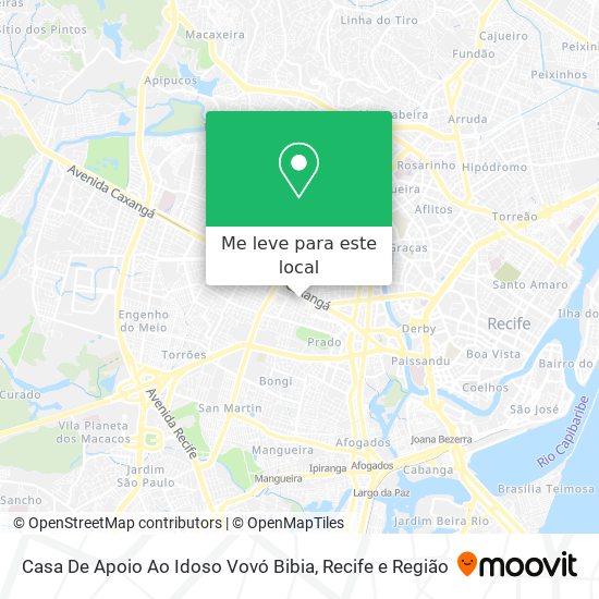Casa De Apoio Ao Idoso Vovó Bibia mapa