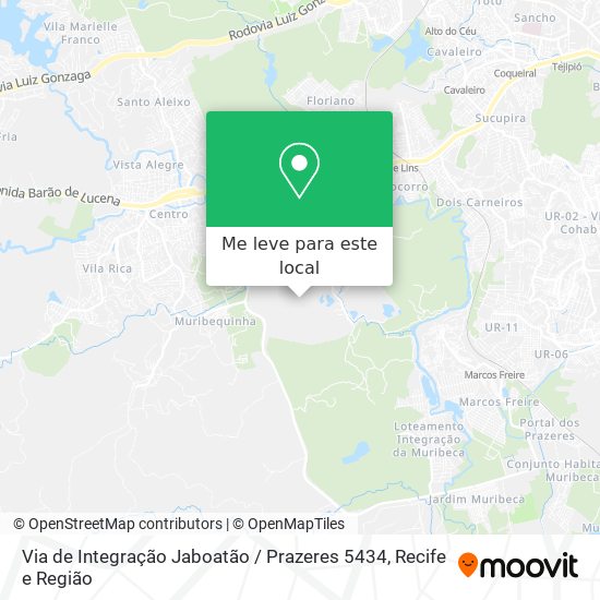 Via de Integração Jaboatão / Prazeres 5434 mapa