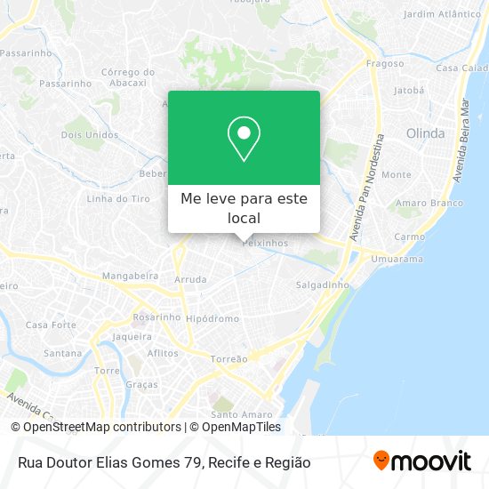 Rua Doutor Elias Gomes 79 mapa