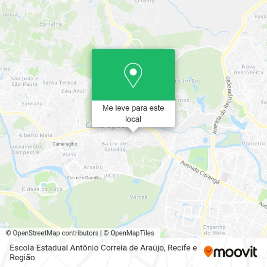 Como chegar até Escola Estadual Antônio Correia de Araújo em Camaragibe ...