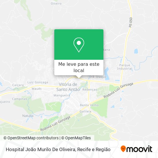 Hospital João Murilo De Oliveira mapa