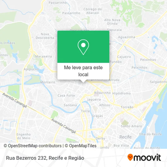 Rua Bezerros 232 mapa