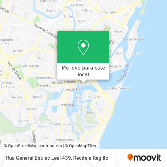 Rua General Estilac Leal 439 mapa