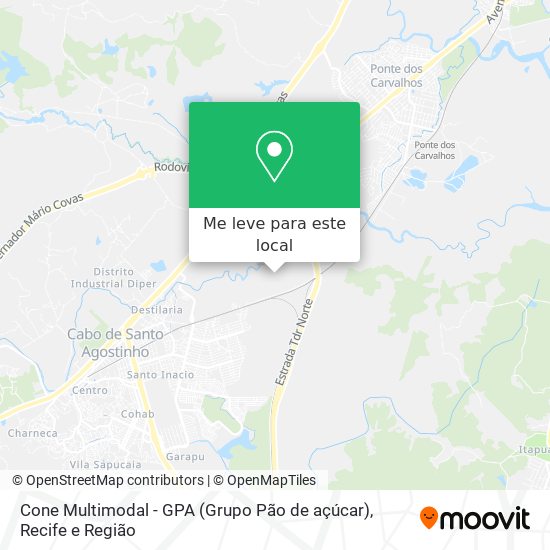 Cone Multimodal - GPA (Grupo Pão de açúcar) mapa