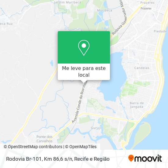 Rodovia Br-101, Km 86,6 s/n mapa