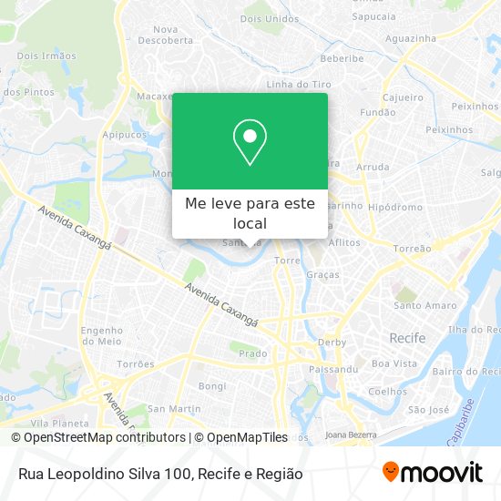 Rua Leopoldino Silva 100 mapa