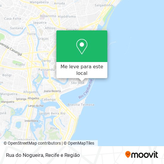 Rua do Nogueira mapa