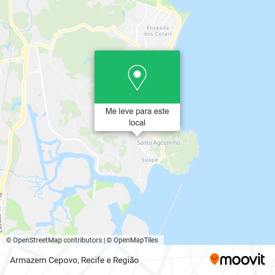 Armazem Cepovo mapa