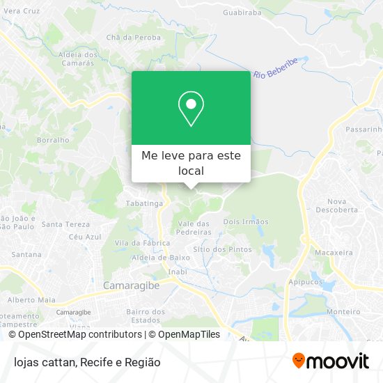 lojas cattan mapa
