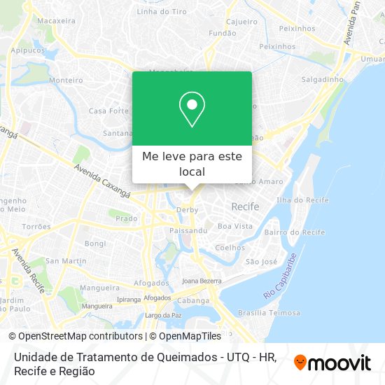 Unidade de Tratamento de Queimados - UTQ - HR mapa