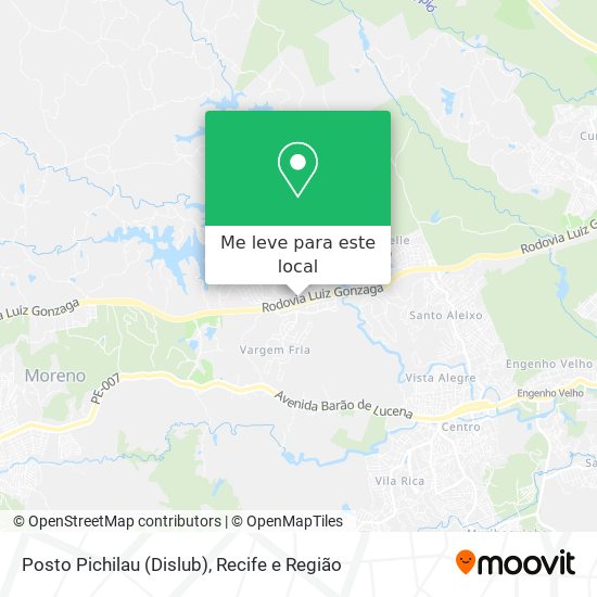 Posto Pichilau (Dislub) mapa