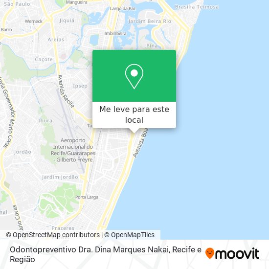 Odontopreventivo Dra. Dina Marques Nakai mapa