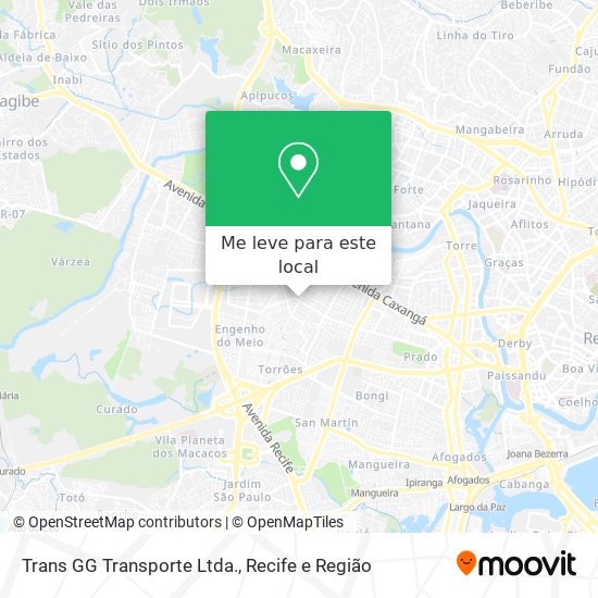 Trans GG Transporte Ltda. mapa