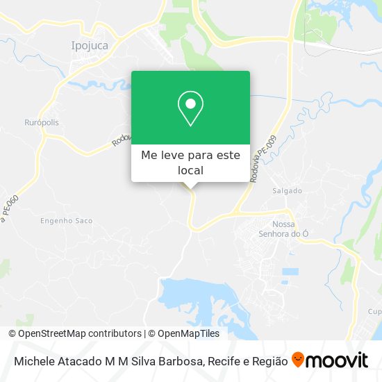 Michele Atacado M M Silva Barbosa mapa