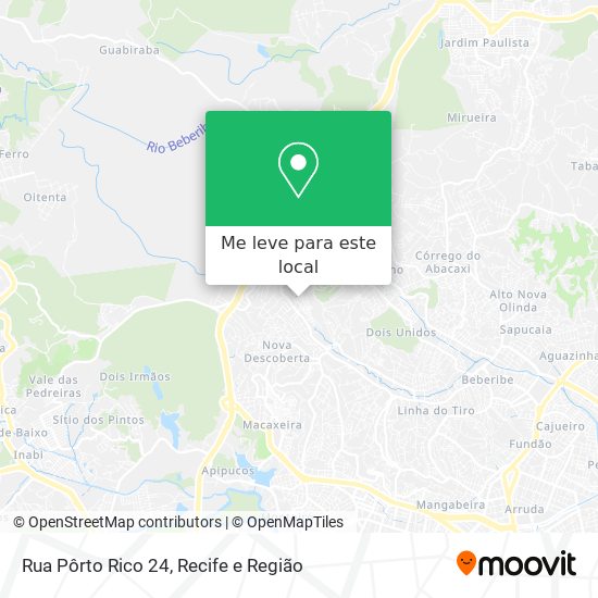 Rua Pôrto Rico 24 mapa
