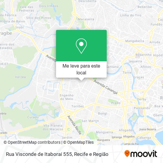 Rua Visconde de Itaboraí 555 mapa